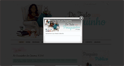 Desktop Screenshot of detudoumpouquinho.com